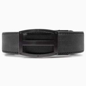 Titan Ironhide Black Crazy Horse EDC Ratchet Belt 1.5" [38mm]