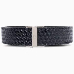 Thin Bar Basket Weave EDC Ratchet Belt 1.5" [38mm]