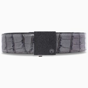 Supreme Crocodile Grey EDC Ratchet Belt, 1.5" [38mm]